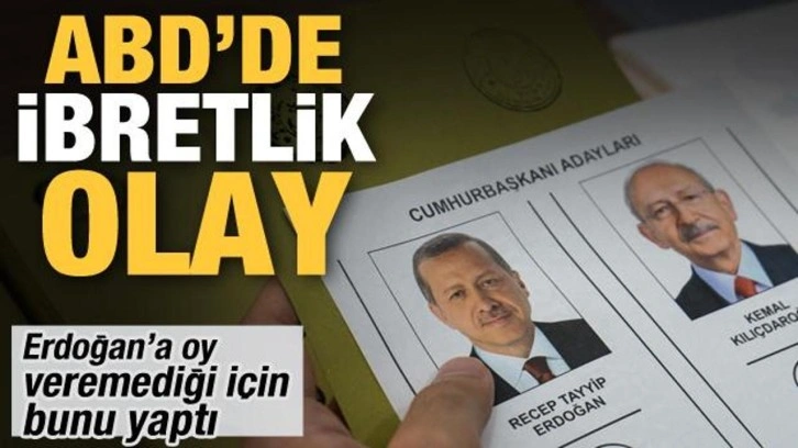 T&uuml;rkiye sevdalısı Filistinli'den b&uuml;y&uuml;k fedakarlık! Erdoğan'a oy veremediği i&ccedil;in bunu yaptı