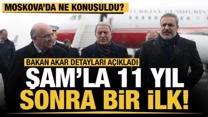T&uuml;rkiye ve Suriye arasında resmi ilk temas! Bakan Akar'dan son dakika a&ccedil;ıklamaları