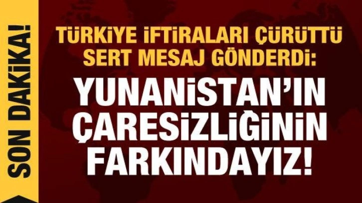 T&uuml;rkiye, Yunanistan'ın &ouml;l&uuml;me ittiği g&ouml;&ccedil;men sayısını a&ccedil;ıkladı