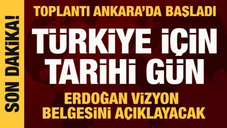 "T&uuml;rkiye Y&uuml;zyılı" tanıtım toplantısı başladı