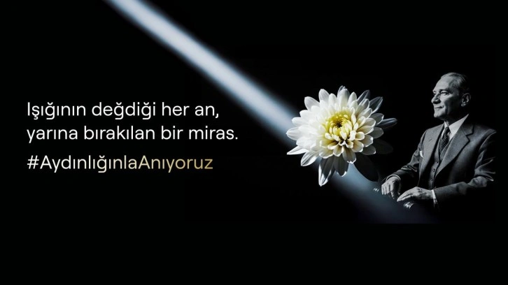 Turknet, Atatürk’e en sevdiği çiçek Kasımpatı ile teşekkür ediyor