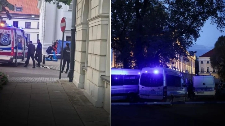 Varşova'da kan donduran olay! Baltayla üniversiteye girdi... Ölü ve yaralılar var!
