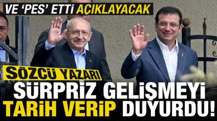 Ve pes etti, a&ccedil;ıklayacak! S&ouml;zc&uuml; yazarı tarih verip s&uuml;rpriz gelişmeyi duyurdu...
