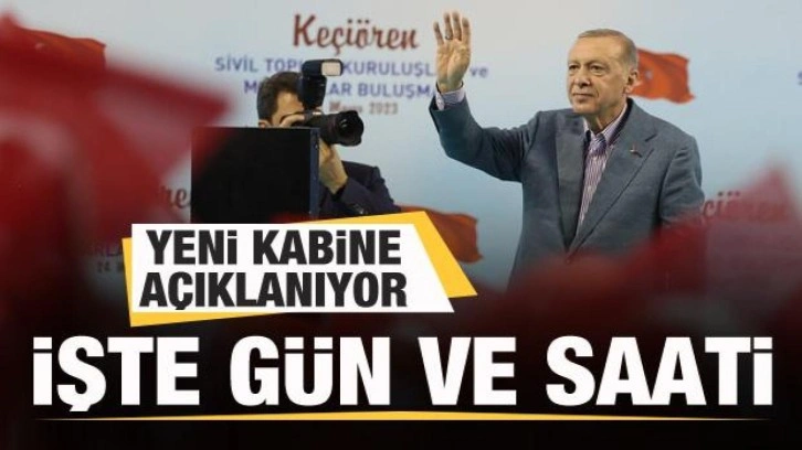 Yeni kabine a&ccedil;ıklanıyor! İşte g&uuml;n ve saati
