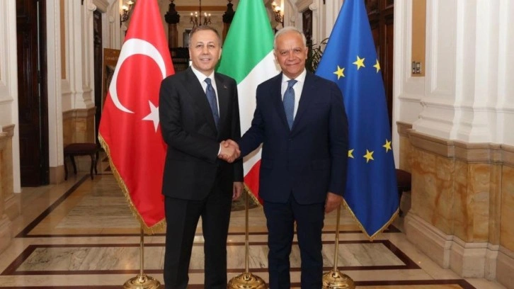 Yerlikaya'dan İtalyan mevkidaşıyla önemli görüşme