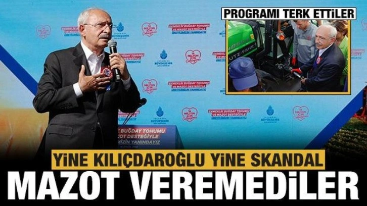 Yine Kılı&ccedil;daroğlu yine skandal: Mazot dağıtım t&ouml;reninde mazot veremediler