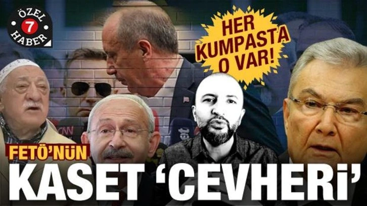 Yine kumpas yine o karanlık isim! Baykal'dan İnce'ye FET&Ouml;'n&uuml;n kaset 'Cevheri