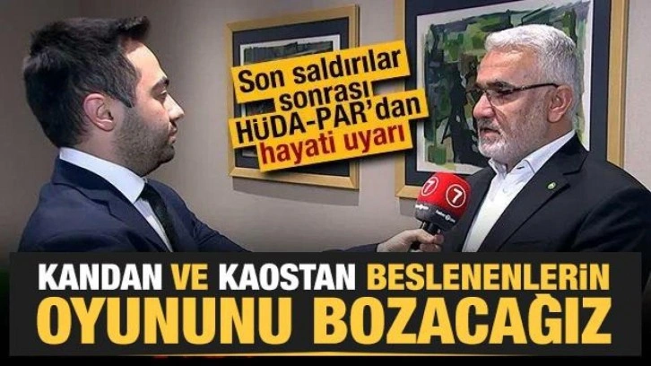 Zekeriya Yapıcıoğlu'ndan HDP'ye &ccedil;ok sert s&ouml;zler