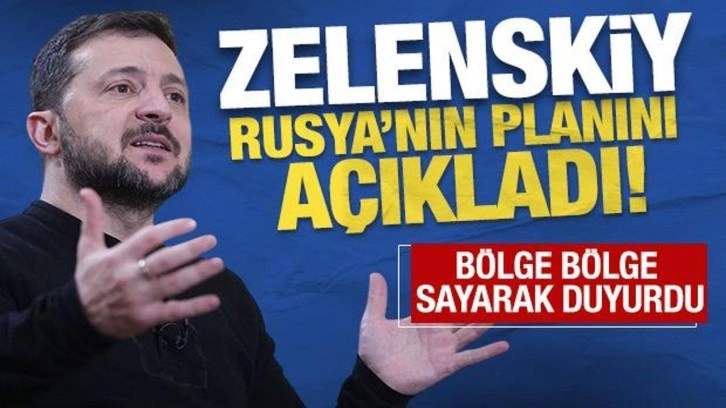 Zelenskiy, Rusya'nın planını açıkladı! Tehdit oluşturuyor diyerek duyurdu