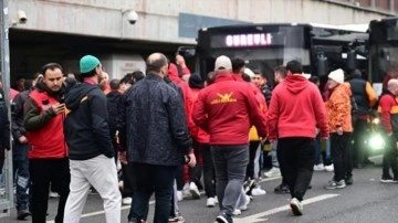 2 bin 500 Galatasaray taraftarı derbi için stada geldi