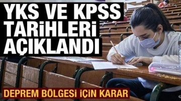 2023 YKS ve KPSS tarihleri açıklandı! 4 ilde YKS yapılmayacak