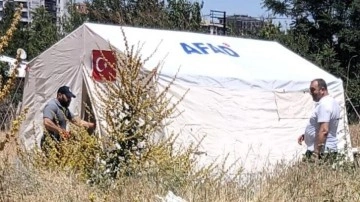4 gün önce çadırda yaşamaya başlayan kadın hayatını kaybetti