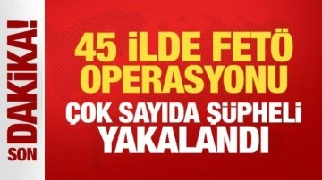 45 ilde nefes kesen FETÖ operasyonu! Çok sayıda şüpheli yakalandı