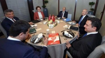 6 muhalefet partisinden 28 Şubat'taki toplantı &ouml;ncesi aynı anda ortak paylaşım