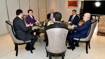6'lı masa 5'inci kez toplandı: Liderlerden ortak a&ccedil;ıklama