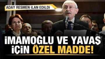 6'lı masa adayını ilan etti! İmamoğlu ve Mansur Yavaş i&ccedil;in &ouml;zel madde!