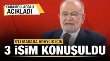 6'lı masada adaylık i&ccedil;in 3 isim konuşuldu! Temel Karamollaoğlu a&ccedil;ıkladı