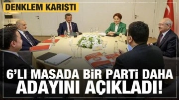 6'lı masada bir parti daha resmen adayını a&ccedil;ıkladı! Denklem karıştı