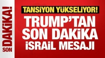 ABD Başkanı Trump: İsrail İran'ı vurabilir