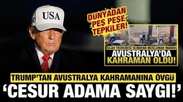 ABD Başkanı Trump'tan "Avustralya kahramanı" Ahmed'e övgü: Cesur adama saygı duy