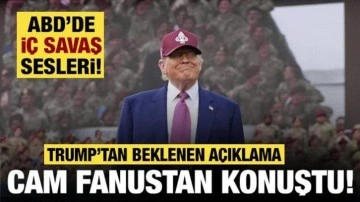 ABD'de iç savaş sesleri: Trump kurşun geçirmez cam fanustan konuştu!