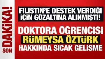 ABD'de tutuklanan Rümeysa Öztürk mahkeme kararıyla serbest bırakıldı