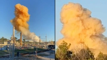 ABD'deki kimya tesisinde patlama! Amonyak sızıntısı paniğe sebep oldu
