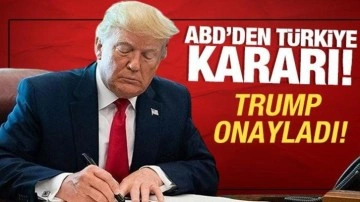 ABD'den Türkiye'ye yüzde 15 gümrük vergisi! Trump onayladı