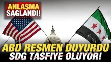 ABD son dakika duyurdu! Terör örgütü SDG tasfiye oluyor! Anlaşma sağlandı