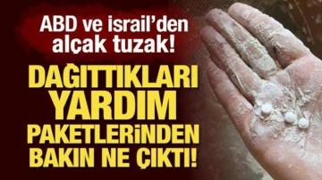 ABD ve İsrail'den alçak tuzak: Dağıttıkları un paketlerine uyuşturucu karıştırmışlar!