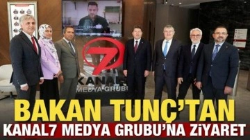 Adalet Bakanı Yılmaz Tunç'tan Kanal7 Medya Grubu'na ziyaret