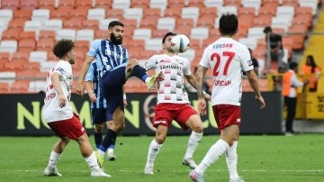 Adana Demirspor, taraftarı önünde Süper Lig'e veda etti: Puanlar paylaşıldı