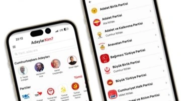 AdaylarKim uygulaması yayında: T&uuml;m se&ccedil;imlerde hizmet verecek!