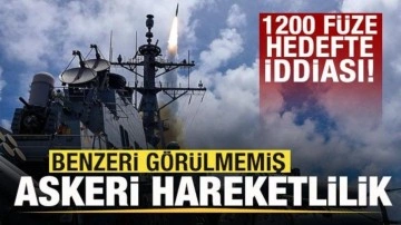 Adım adım savaşa! Görülmemiş askeri hareketlilik! '1200 füze hedefde' iddiası