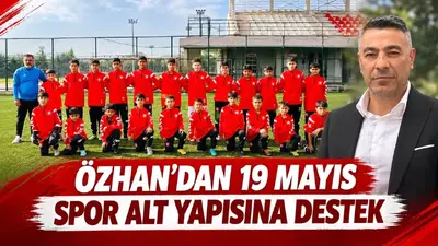 İş İnsanı Ömer Özhan’dan genç futbolculara destek