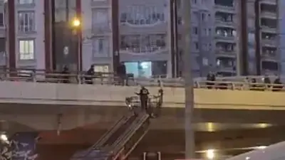 Gaziantep’te Köprü Üzerinde İntihar Girişimi