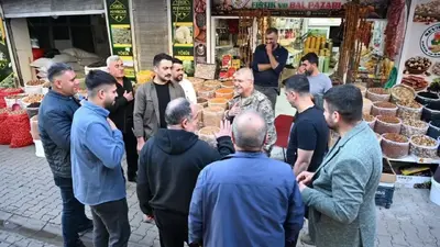    Emniyet Müdürü Özdemir, Helvacılar Çarşısı’nda Esnafla Buluştu