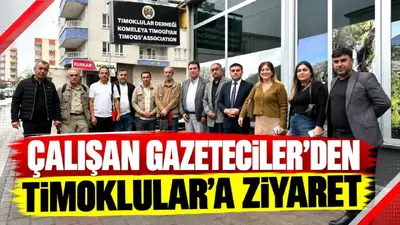 Çalışan Gazeteciler’den Tımoklular’a ziyaret