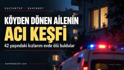 Gaziantep’te Acı Olay: Köyden Dönen Aile, Kızlarını Evde Ölü Buldu