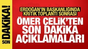 AK Parti'de MKYK Toplantısı! Ömer Çelik açıklama yapıyor