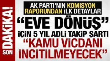 AK Parti'den 'komisyona sunulacak rapor' açıklaması: Eve dönüş düzenlemesi de yer ala
