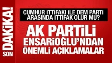 AK Parti Diyarbakır Milletvekili Galip Ensarioğlu'ndan önemli açıklamalar