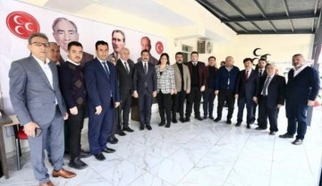 AK Parti Grup Başkanvekili &Ouml;zkan, MHP Denizli teşkilatını ziyaret etti