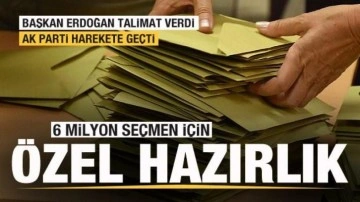 AK Parti harekete ge&ccedil;ti! 6 milyon se&ccedil;mene &ouml;zel hazırlık