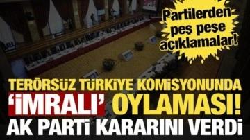 AK Parti, 'İmralı' oylaması için kararını verdi: Olumlu bakıyoruz!