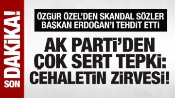 AK Parti Sözcüsü Çelik'ten Özgür Özel'e çok sert tepki