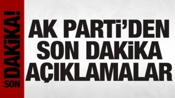 AK Parti S&ouml;zc&uuml;s&uuml; &Ccedil;elik'ten &ouml;nemli a&ccedil;ıklamalar