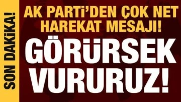 AK Parti S&ouml;zc&uuml;s&uuml; &Ouml;mer &Ccedil;elik'ten harekat mesajı