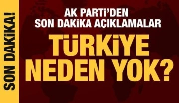 AK Parti S&ouml;zc&uuml;s&uuml; &Ouml;mer &Ccedil;elik'ten son dakika a&ccedil;ıklamalar