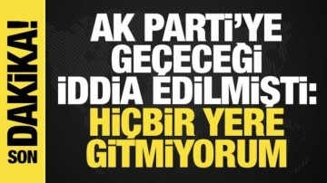 AK Parti'ye geçeceği iddia edilmişti! Burcu Köksal'dan açıklama